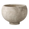 Doniczka ceramiczna, szara, 26x19,5 cm ( Rozmiar: uniwersalny )