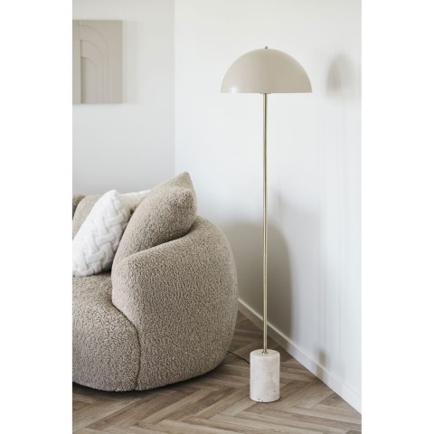 Lampa podłogowa Sheffield marmur beżowy/metal złoty ( Rozmiar: uniwersalny )