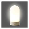 Lampa stołowa Ashford akumulatorowa, beżowa/biała ( Rozmiar: uniwersalny )