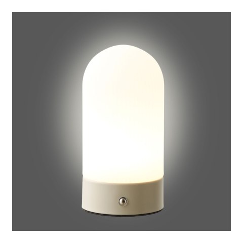 Lampa stołowa Ashford akumulatorowa, beżowa/biała ( Rozmiar: uniwersalny )