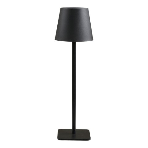 Lampa stołowa Bradford akumulatorowa, metalowa, czarna ( Rozmiar: uniwersalny )