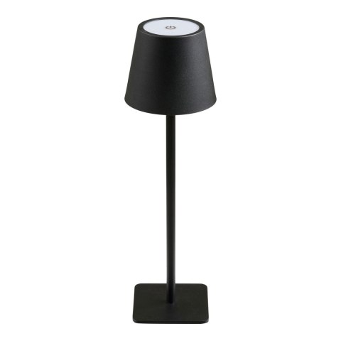 Lampa stołowa Bradford akumulatorowa, metalowa, czarna ( Rozmiar: uniwersalny )