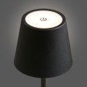 Lampa stołowa Bradford akumulatorowa, metalowa, czarna ( Rozmiar: uniwersalny )