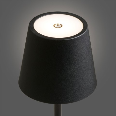 Lampa stołowa Bradford akumulatorowa, metalowa, czarna ( Rozmiar: uniwersalny )