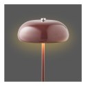 Lampa stołowa Margate akumulatorowa, metalowa, bordowa ( Rozmiar: uniwersalny )