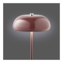 Lampa stołowa Margate akumulatorowa, metalowa, bordowa ( Rozmiar: uniwersalny )