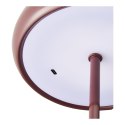 Lampa stołowa Margate akumulatorowa, metalowa, bordowa ( Rozmiar: uniwersalny )