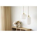 Lampa wisząca Argalo szkło/drewno, biała, 30 cm ( Rozmiar: uniwersalny )