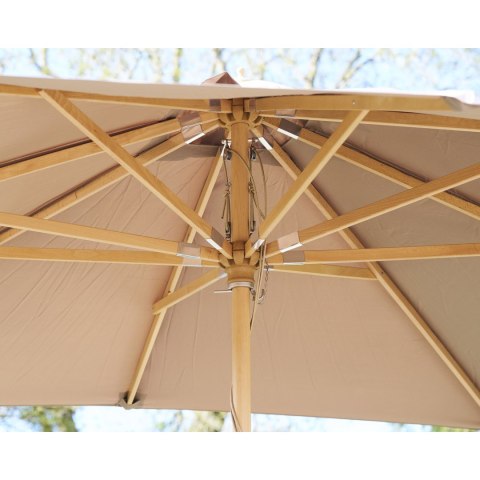 Parasol Orlando piaskowy 300x300 cm ( Rozmiar: uniwersalny )