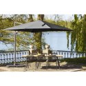 Parasol wiszący Baza -aluminiowy, czarny 295x295 cm ( Rozmiar: uniwersalny )