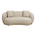 Sofa Hawkes 2,5-osobowa 2 poduszki, piaskowa ( Rozmiar: uniwersalny )