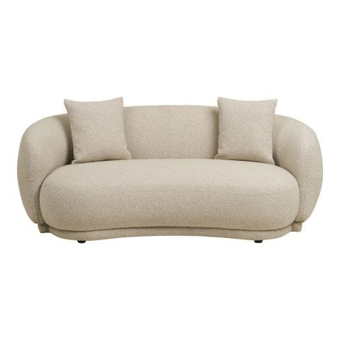 Sofa Hawkes 2,5-osobowa 2 poduszki, piaskowa ( Rozmiar: uniwersalny )
