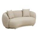 Sofa Hawkes 2,5-osobowa 2 poduszki, piaskowa ( Rozmiar: uniwersalny )