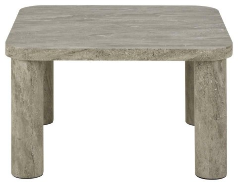 Stolik kawowy Solano 60x60cm marmur szary ( Rozmiar: uniwersalny )