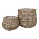 Zestaw 2 koszy Pulo rattan ( Rozmiar: uniwersalny )