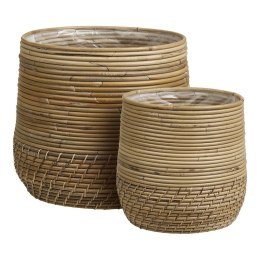 Zestaw 2 osłonek Moro rattan ( Rozmiar: uniwersalny )