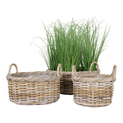 Zestaw 3 koszy Kuta rattan ( Rozmiar: uniwersalny )