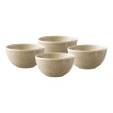 Zestaw 4 misek Viola ceramiczne, beżowe ( Rozmiar: uniwersalny )