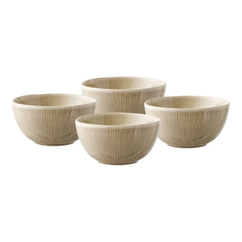 Zestaw 4 misek Viola ceramiczne, beżowe ( Rozmiar: uniwersalny )