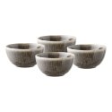Zestaw 4 misek Viola ceramiczne, szare ( Rozmiar: uniwersalny )