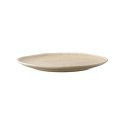 Zestaw 4 talerzy obiadowy Viola ceramiczne, beżowe 21 cm ( Rozmiar: uniwersalny )