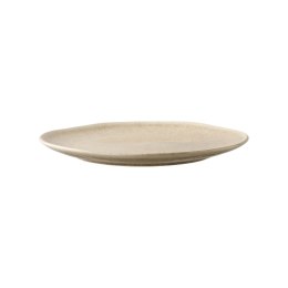 Zestaw 4 talerzy obiadowy Viola ceramiczne, beżowe 21 cm ( Rozmiar: uniwersalny )