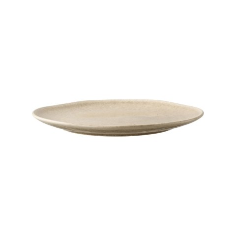 Zestaw 4 talerzy obiadowy Viola ceramiczne, beżowe 21 cm ( Rozmiar: uniwersalny )