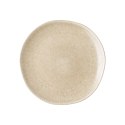 Zestaw 4 talerzy obiadowy Viola ceramiczne, beżowe 21 cm ( Rozmiar: uniwersalny )