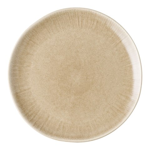 Zestaw 4 talerzy obiadowych Viola ceramiczne, beżowe 27 cm ( Rozmiar: uniwersalny )