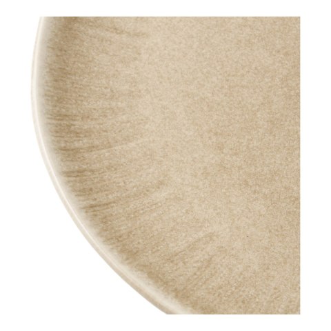 Zestaw 4 talerzy obiadowych Viola ceramiczne, beżowe 27 cm ( Rozmiar: uniwersalny )