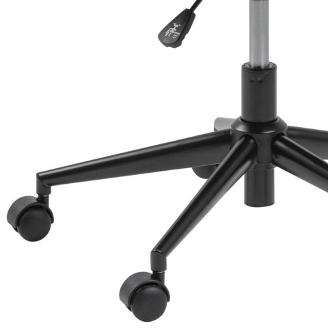 Fotel biurowy na kółkach różowy welur glamour