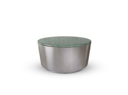 Stolik kawowy Cangas 80cm marmur/niklowany ( Rozmiar: uniwersalny )