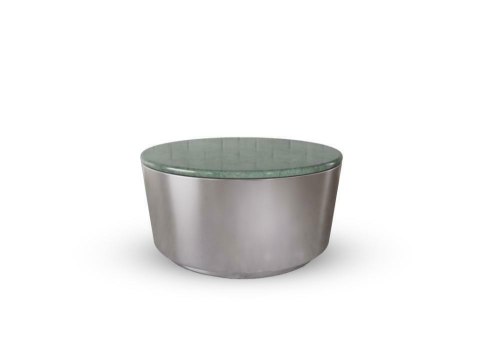 Stolik kawowy Cangas 80cm marmur/niklowany ( Rozmiar: uniwersalny )