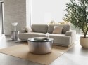 Stolik kawowy Cangas 80cm marmur/niklowany ( Rozmiar: uniwersalny )