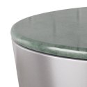 Stolik kawowy Cangas 80cm marmur/niklowany ( Rozmiar: uniwersalny )