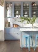 Hoker Paris 66cm niebieski inspirowany Tolix ( Rozmiar: uniwersalny )