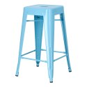 Hoker Paris 66cm niebieski inspirowany Tolix ( Rozmiar: uniwersalny )
