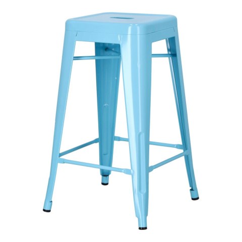 Hoker Paris 66cm niebieski inspirowany Tolix ( Rozmiar: uniwersalny )
