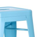 Hoker Paris 66cm niebieski inspirowany Tolix ( Rozmiar: uniwersalny )