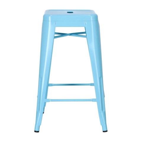 Hoker Paris 66cm niebieski inspirowany Tolix ( Rozmiar: uniwersalny )