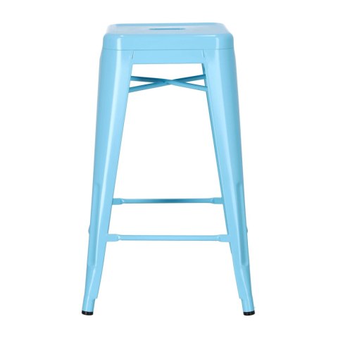 Hoker Paris 66cm niebieski inspirowany Tolix ( Rozmiar: uniwersalny )