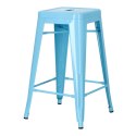 Hoker Paris 66cm niebieski inspirowany Tolix ( Rozmiar: uniwersalny )