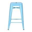 Hoker Paris 66cm niebieski inspirowany Tolix ( Rozmiar: uniwersalny )