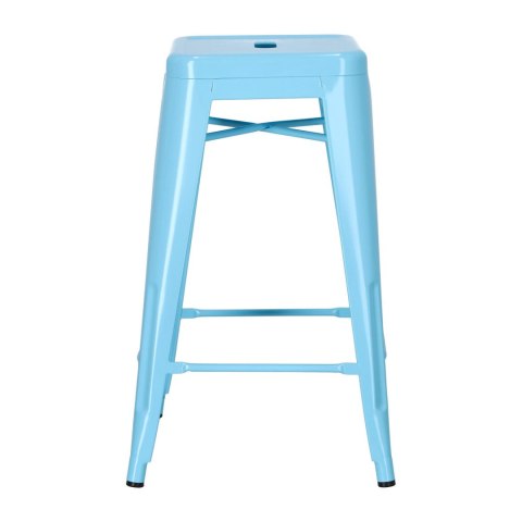 Hoker Paris 66cm niebieski inspirowany Tolix ( Rozmiar: uniwersalny )