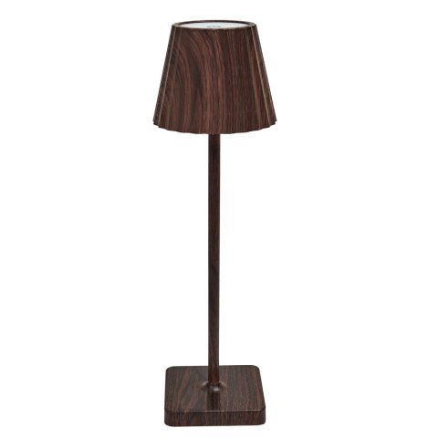 Lampka Blanca Fala LED na dotyk ciemne drewno ( Rozmiar: uniwersalny )