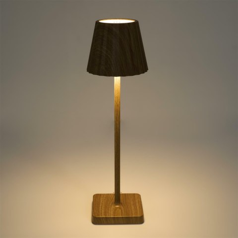 Lampka Blanca Fala LED na dotyk jasne drewno ( Rozmiar: uniwersalny )