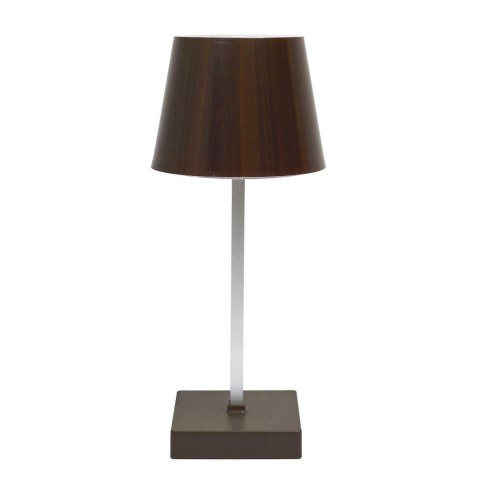 Lampka Blanca LED na dotyk ciemne drewno ( Rozmiar: uniwersalny )