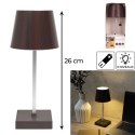 Lampka Blanca LED na dotyk ciemne drewno ( Rozmiar: uniwersalny )