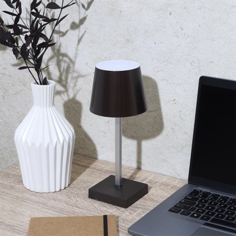Lampka Blanca LED na dotyk ciemne drewno ( Rozmiar: uniwersalny )