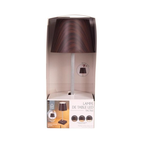Lampka Blanca LED na dotyk ciemne drewno ( Rozmiar: uniwersalny )